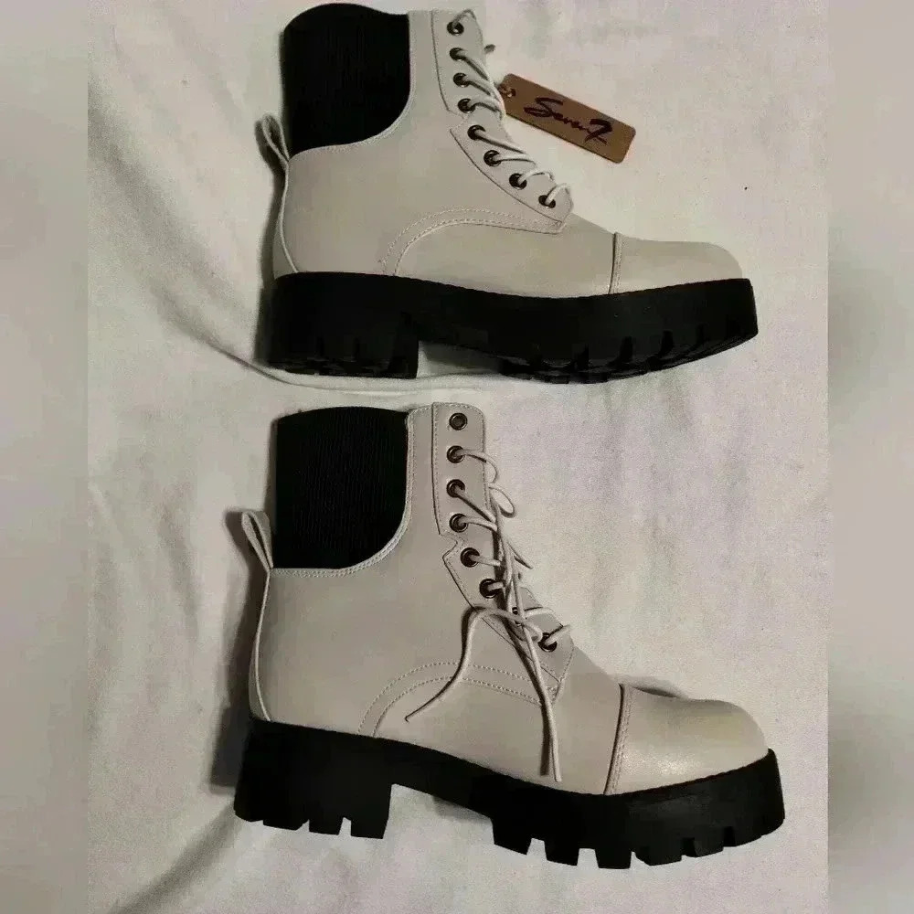 Seven7 of all man kind Jadon Boot Ivory 8